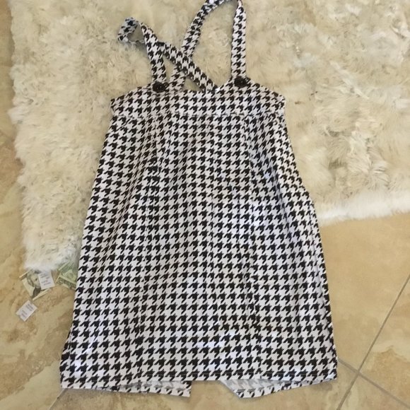Unique Vintage Bonsai Kitten Bat print suspender skirt size 22 UK New (18 US) - Picture 1 of 3